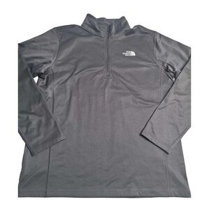 3446 The North Face 1/4 Zip Men's Black Large Pullover‎